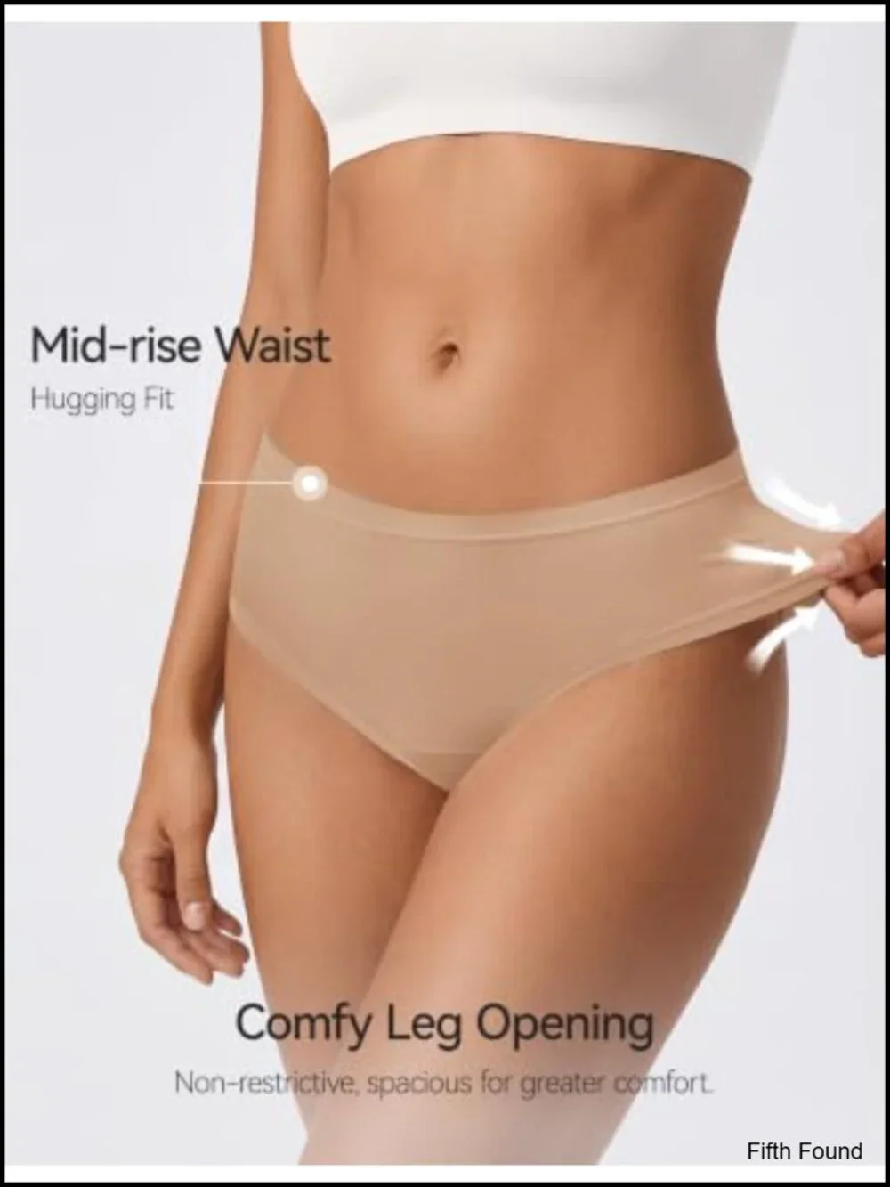 Modal Mid Waist Full Coverage Briefs 4 Pack Soft Stretch Breathable
